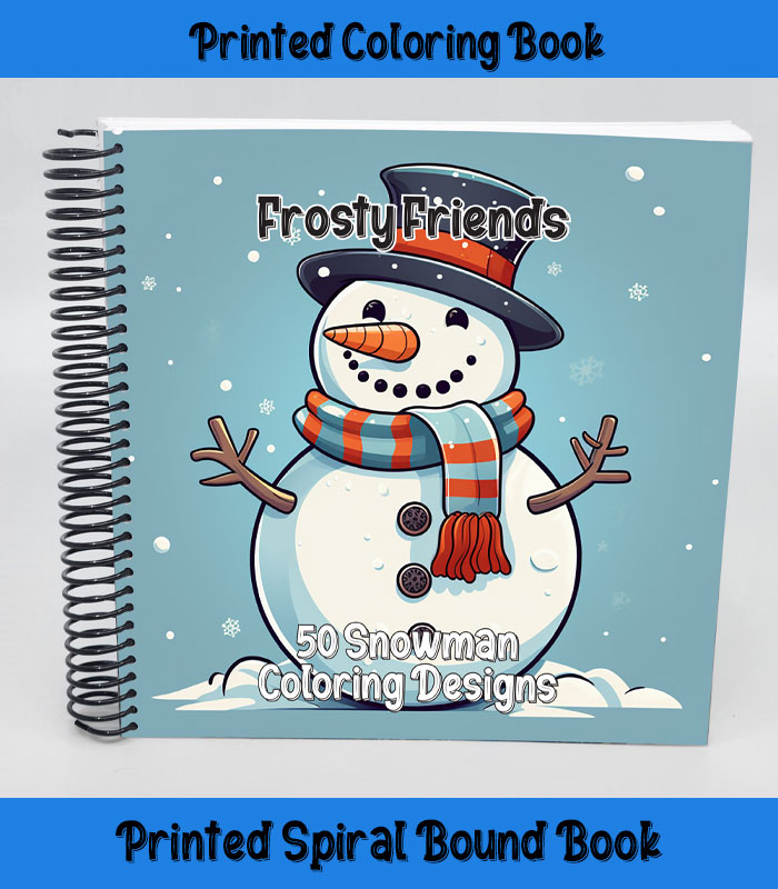 Frosty Friends Coloring Book